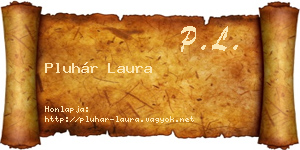Pluhár Laura névjegykártya