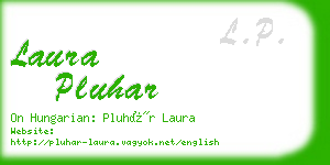 laura pluhar business card